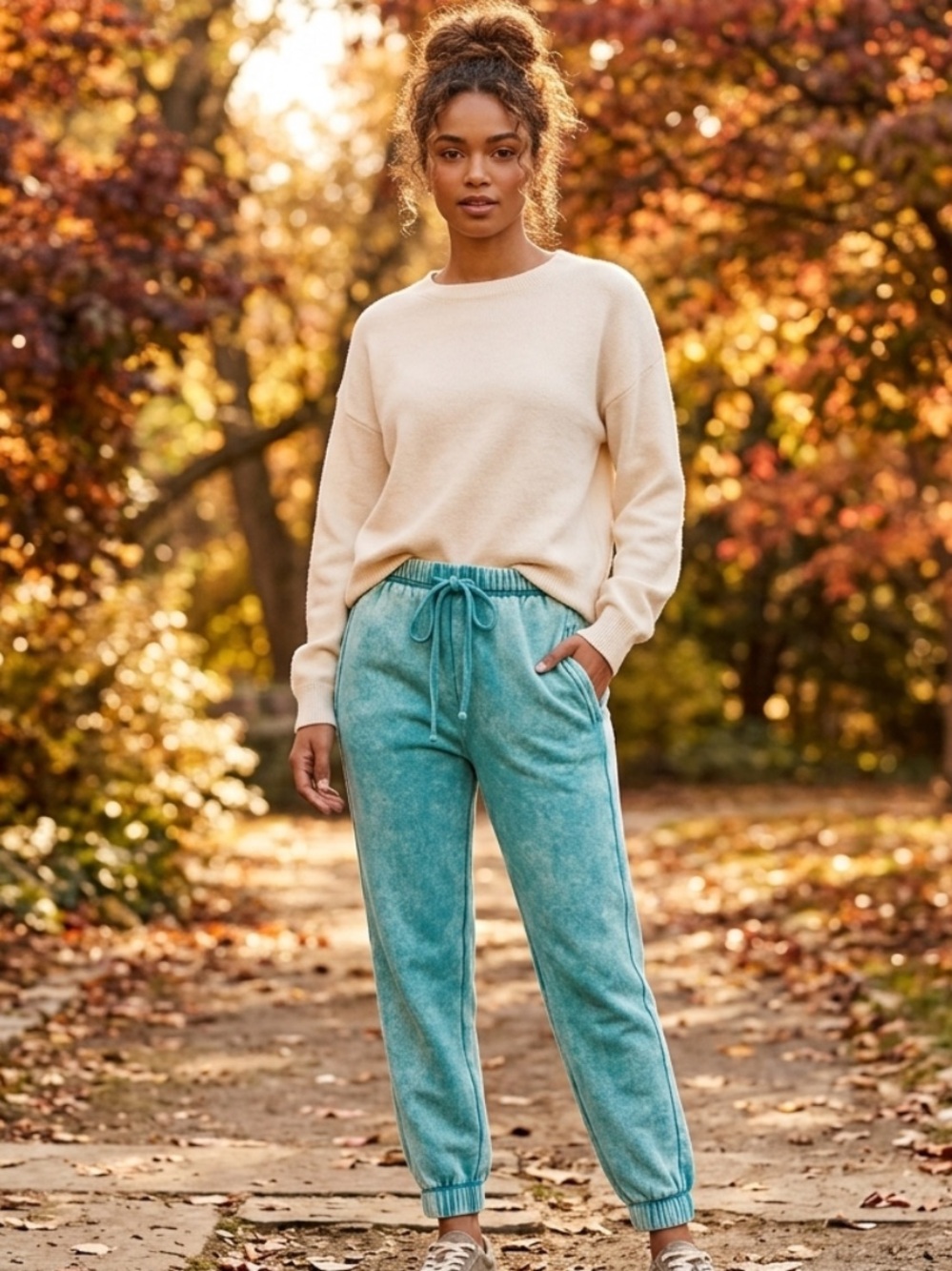 💕Coming Soon! Women's Acid Washed Jogger Pants